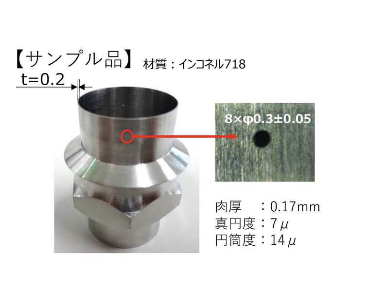 薄肉円筒施削加工技術